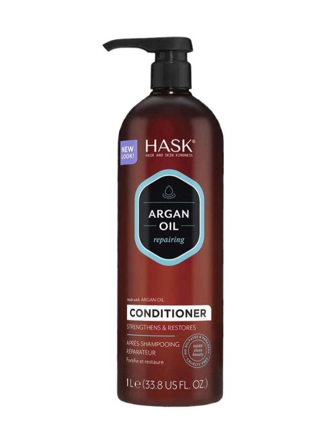 Argan Oil Repairing Conditioner for Dry, Damaged Hair - Softens, Detangles & Protects Against Breakage 1Liters