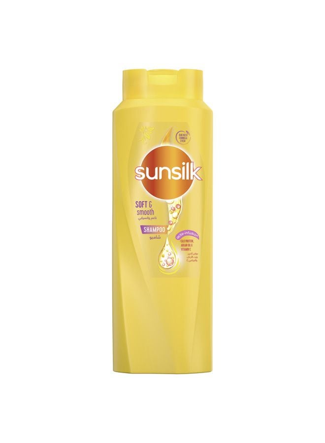 Soft And Smooth Hair Shampoo With Silk Protein Argan Oil And Vitamin C 700ml