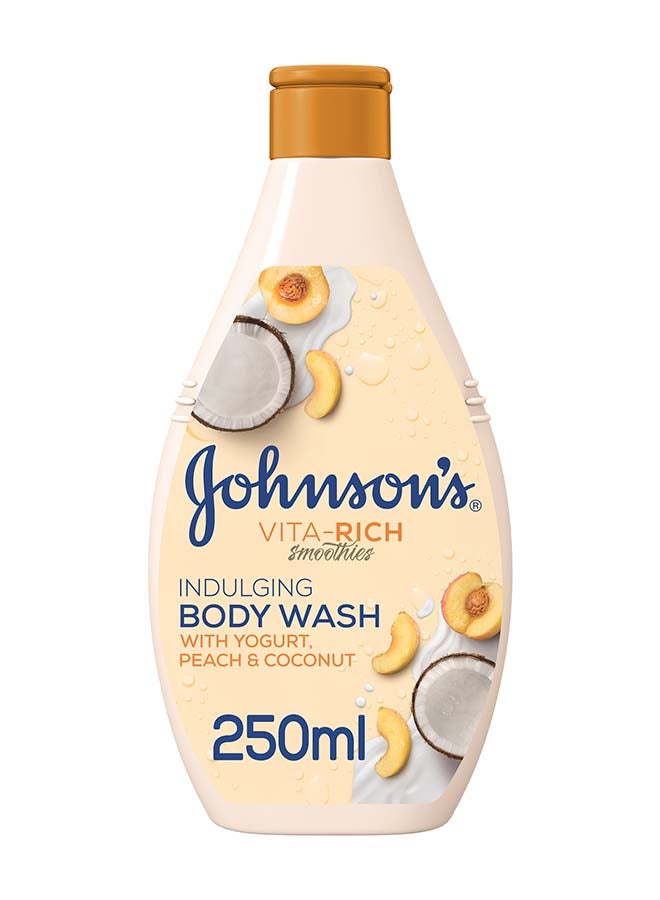 Body Wash - Vita-Rich, Smoothies, Indulging, Yogurt, Peach & Coconut, 250ml