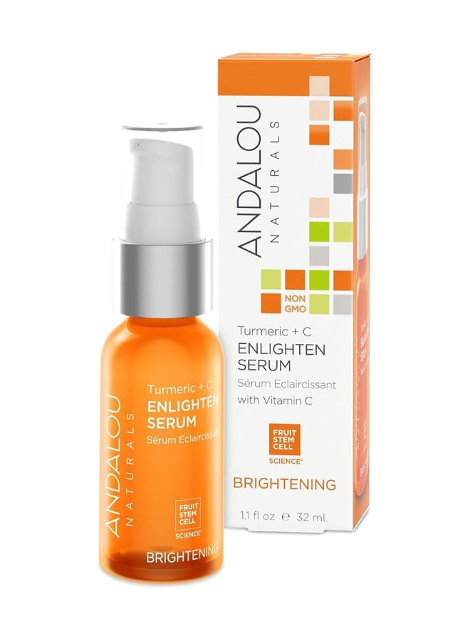 Andalou Naturals Turmeric + C Enlighten Serum, Brightening 32ml