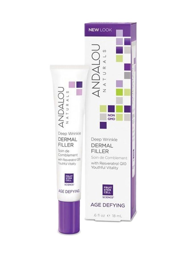 Andalou Naturals Deep Wrinkle Dermal Filler, Infused With Resveratrol & Bakuchiol, Age Defying 18ml