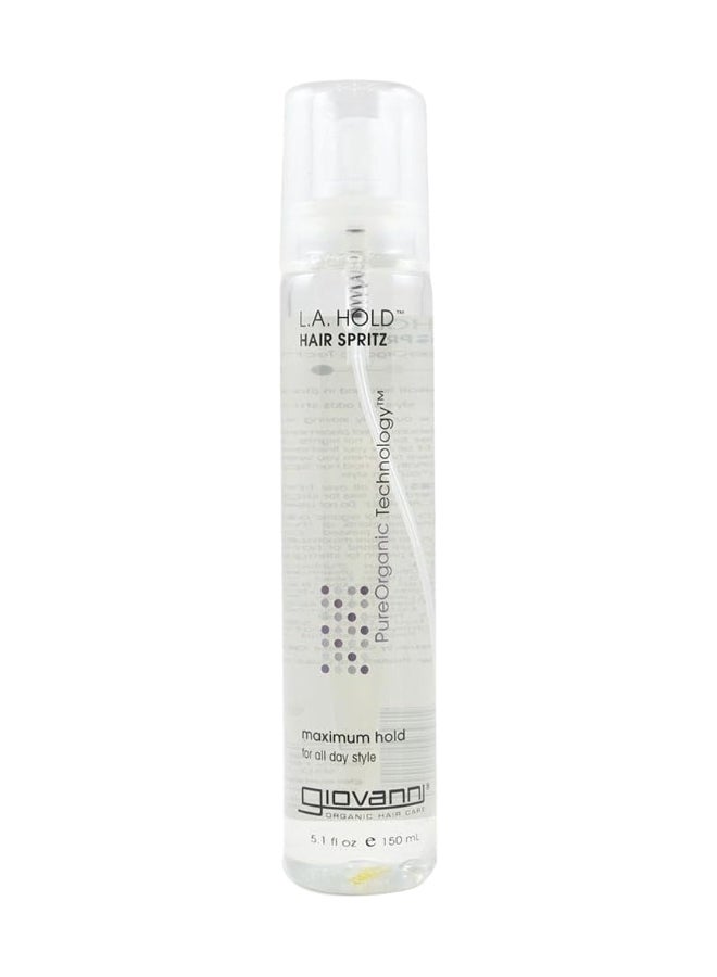 Giovanni L.A Hold Hair Spray, Maximum Hold Day Style, Pure Organic Technology, 142 G 148ml