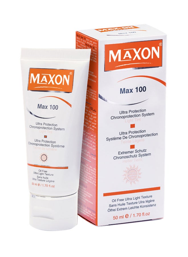 Max 100 Tinted Light Cream 50ml