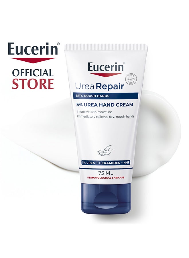 Dry Skin Relief Hand Cream With 5% Urea 75ml