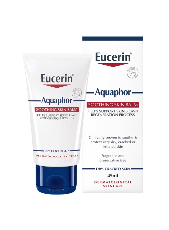 Aquaphor Soothing Body Skin Balm With Glycerin And Panthenol, Daily Moisture Fragrance-Free White 45ml