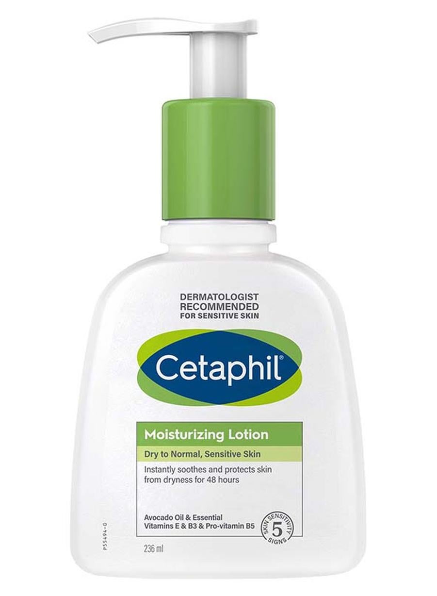 Moisturizing Lotion, For Dry to Normal, Sensitive Skin, Face And Body Moisturizer For Men And Women, With Niacinamide And Vitamin E , Unscented Multicolour 236ml