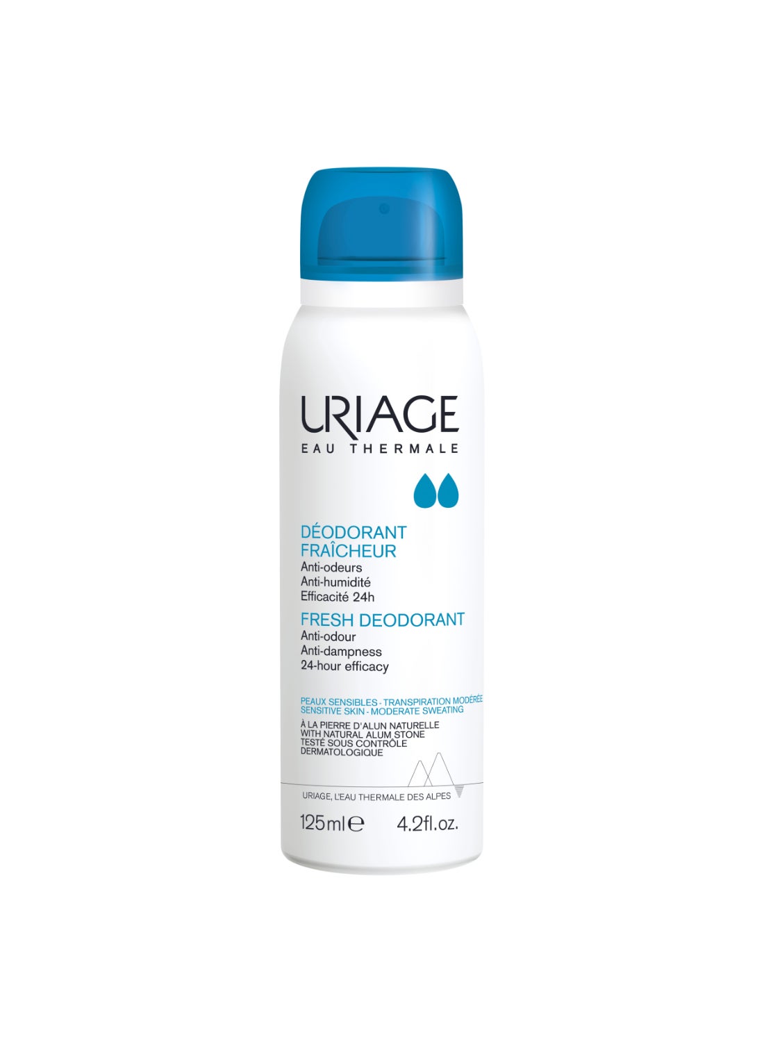 Fresh Deodorant Spray Alpine Thermal Water Effective 24 Hour Odour Control And Freshness | For Daily Use 125ml