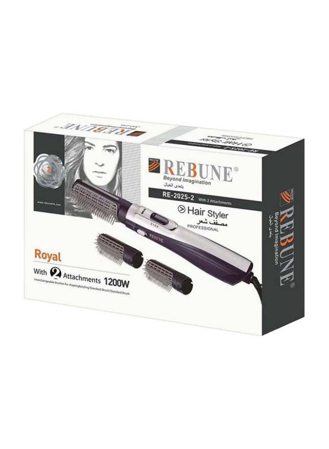 2-In-1 Hair Styler Blue/White/Grey 30x7x20cm