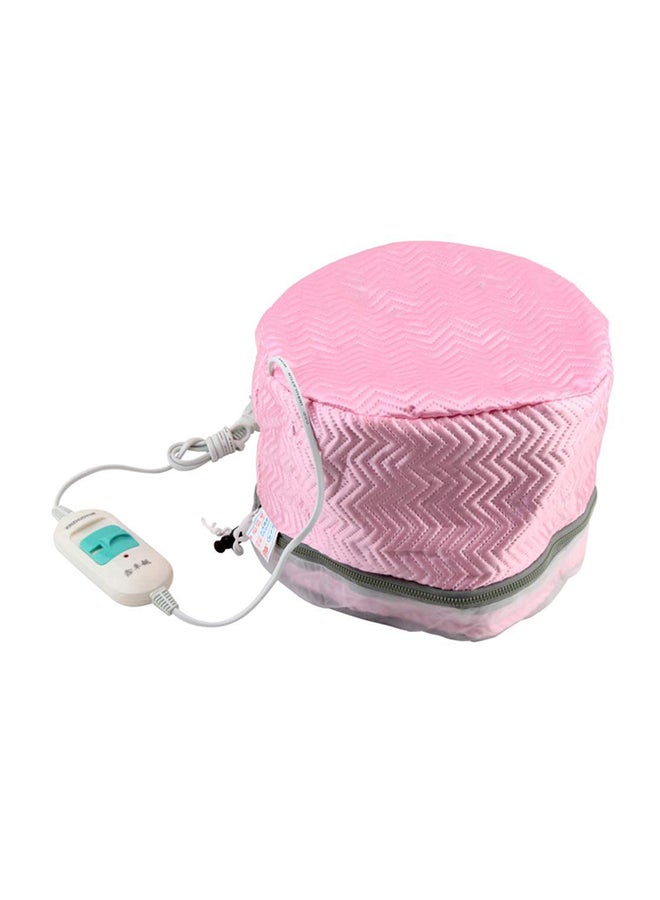 Hair Spa Cap Pink/White