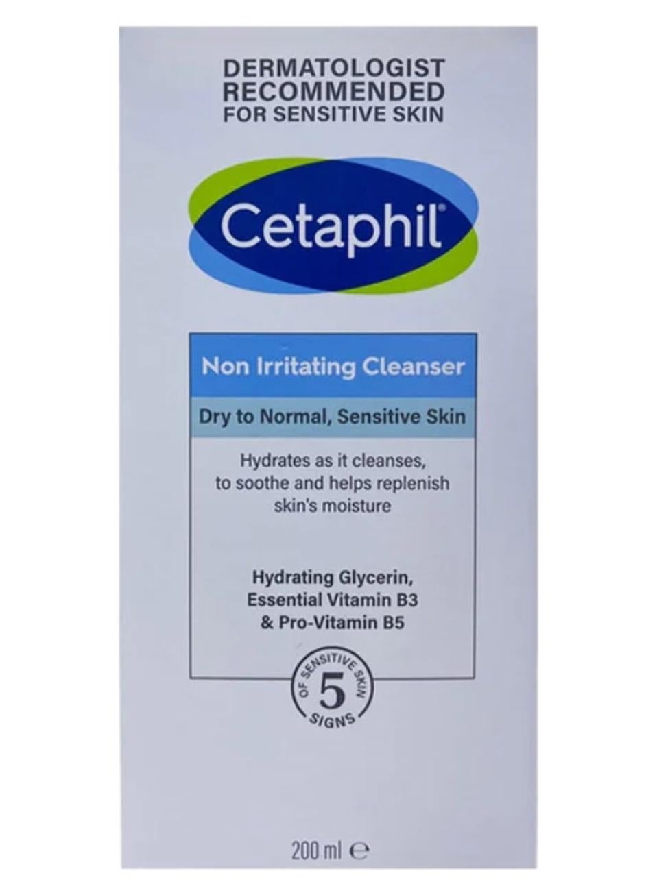 Gentle Skin Cleanser, For Dry To Normal Sensitive Skin , Face And Body Wash , For Men And Women ,With Niacinamide And Glycerin, Unscented, Soap Free And Non Foaming 200ml