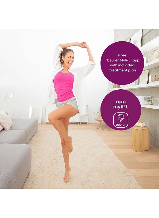 IPL 5500 Pure Skin Pro for long-lasting hair removal | Handy design | "Auto Flash" mode | Clinically tested | Compatible with the " MyIPL" app | Skin type sensor| 2 Years Warranty White/Brown - image 6