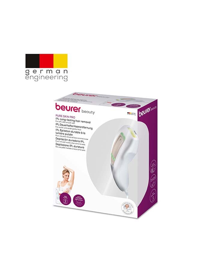 IPL 5500 Pure Skin Pro for long-lasting hair removal | Handy design | "Auto Flash" mode | Clinically tested | Compatible with the " MyIPL" app | Skin type sensor| 2 Years Warranty White/Brown - image 7