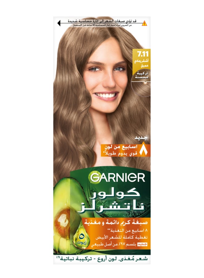 Color Naturals Packaging may vary 7.11 Deep Ashy Blonde Hair Color 112ml