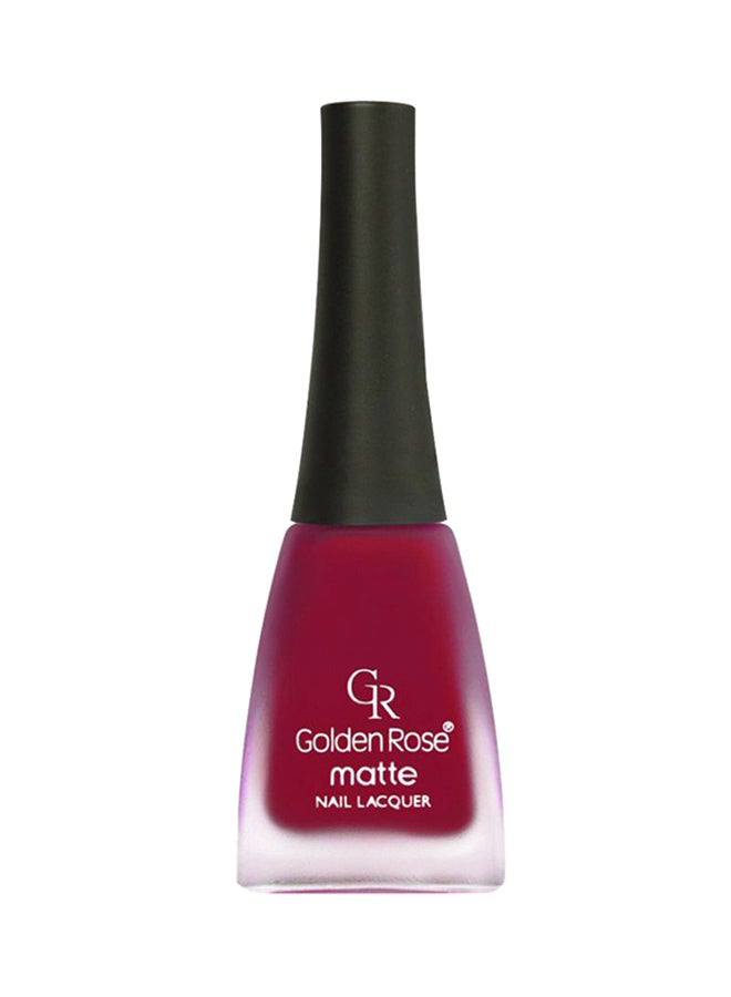 Matte Nail Lacquer Red No 3