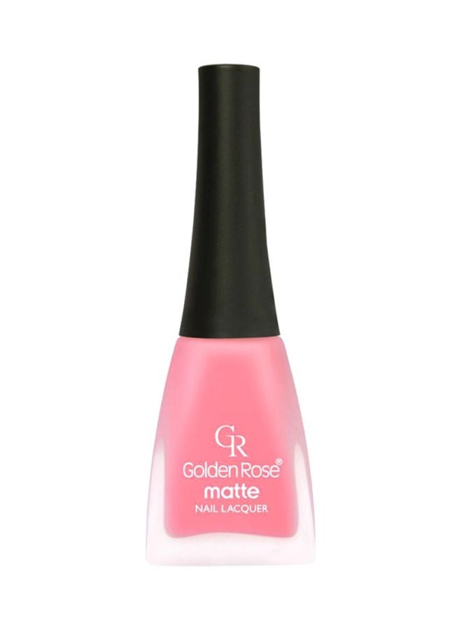 Matte Nail Lacquer Pink No 27