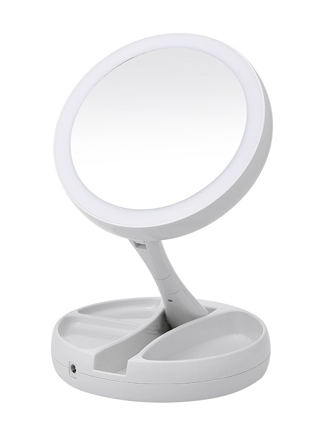 LED Lighted Makeup Mirror White