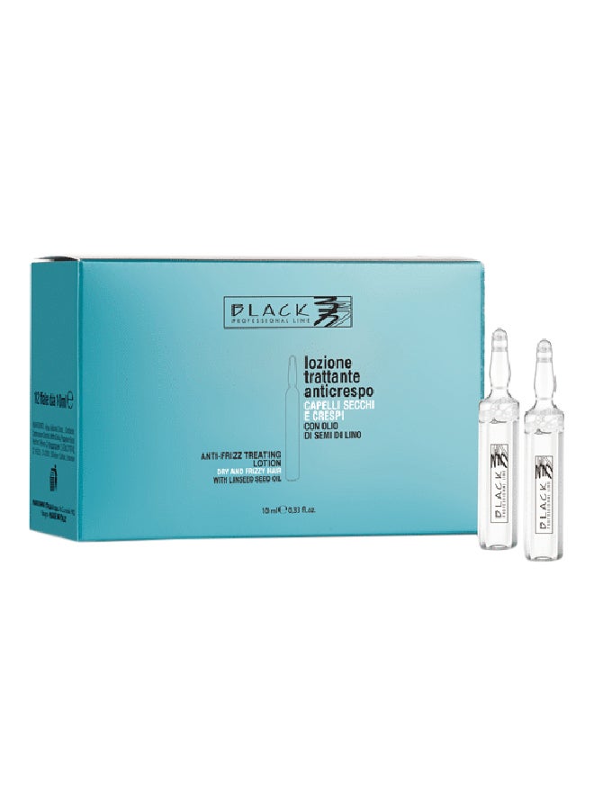 12-Piece Anti-Frizz Conditioning Ampoule Set Clear 12 x 10ml
