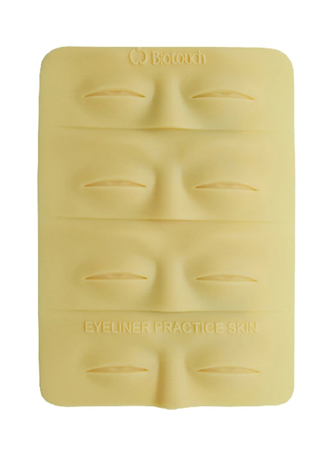 3D Eye Liner Practice Sheet With Reminder Sheet Beige