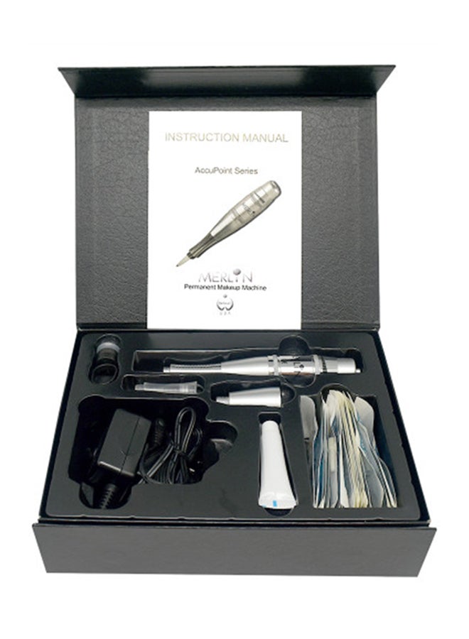 Merlin Machine Kit With Round Prong Plug Silver/Black/White