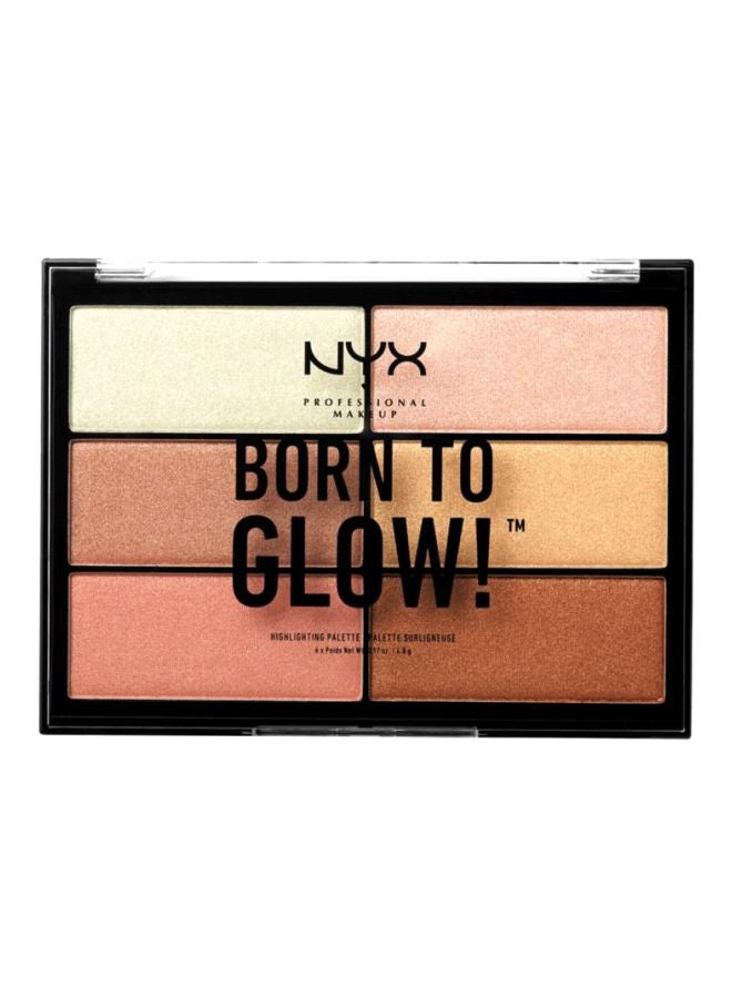 Born To Glow Highlighting Palette Multicolor