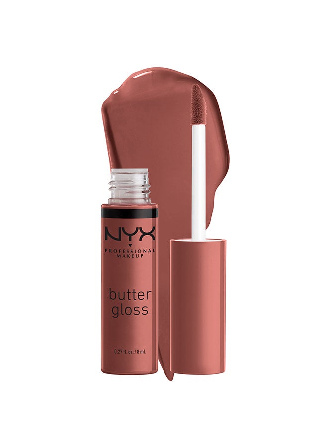 Butter Gloss, Non-Sticky Lip Gloss - 16 Praline, 8ml Praline - image 3