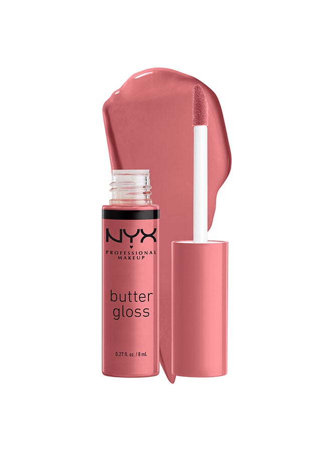 Butter Lip Gloss with Glossy Finish, Non-Sticky - 07 Tiramisu, 8 ml Tiramisu - image 3