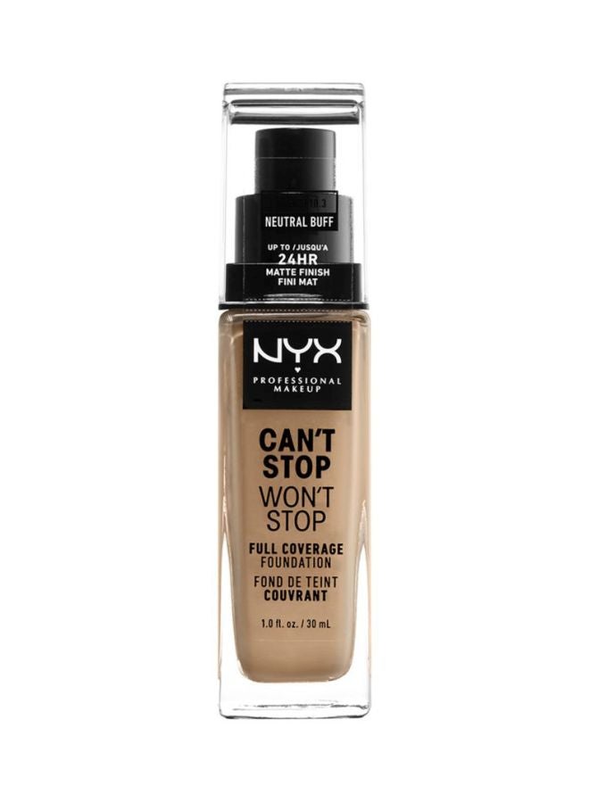 Can'T Stop Won'T Full Coverage Foundation Neutral Buff