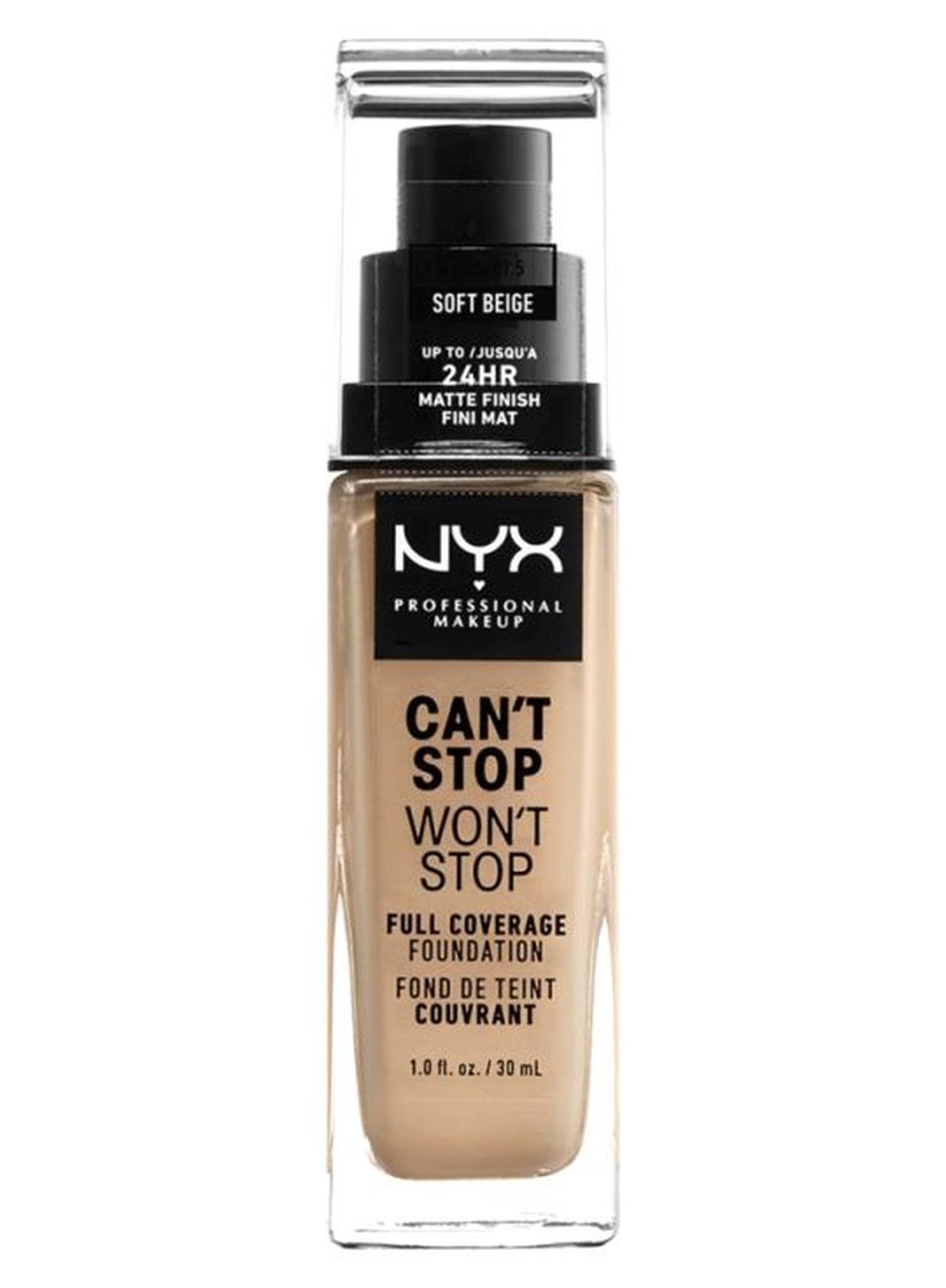 Can't Stop Won't Stop Full Coverage Foundation Soft Beige