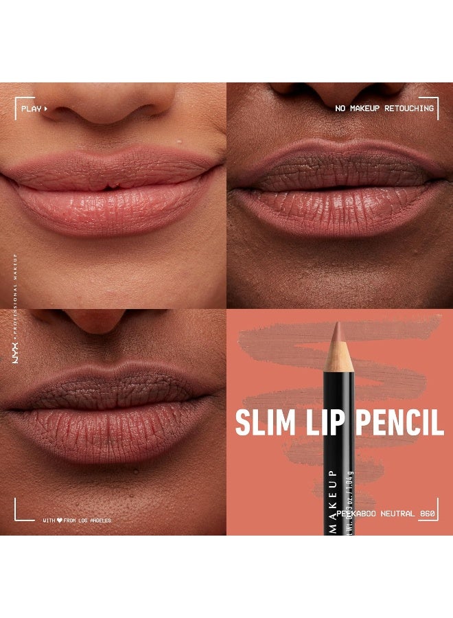 Slim Lip Pencil, Long-Wearing, Shade-Natural 10, 1.04 gm Natural - image 5