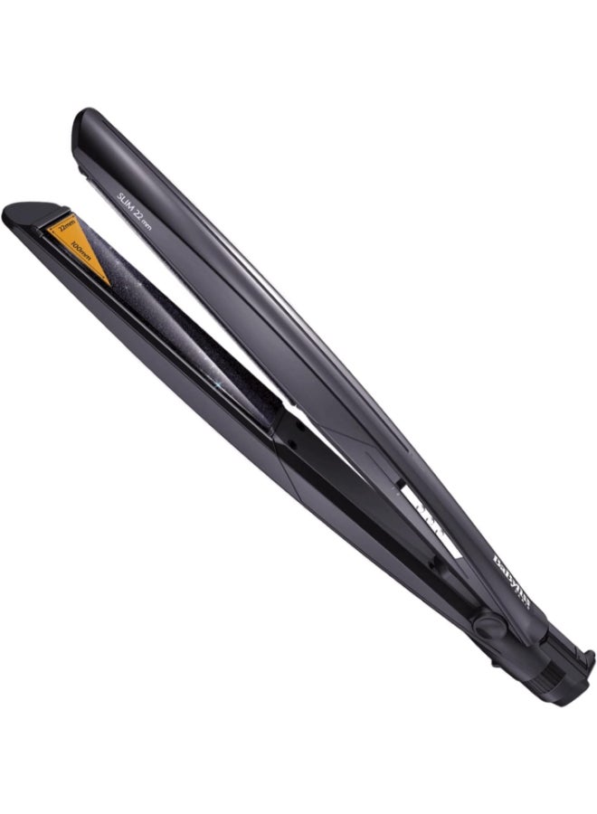 St325Sde Hair Straightener 230°C Ceramic Technology For Short And Medium Hair Slim 22 Mm Protect Black