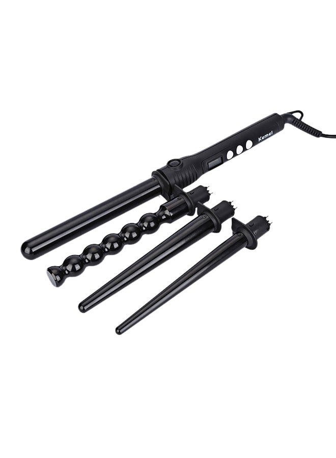 4 In 1 Makeup Hair Curler Km - 4083 Black