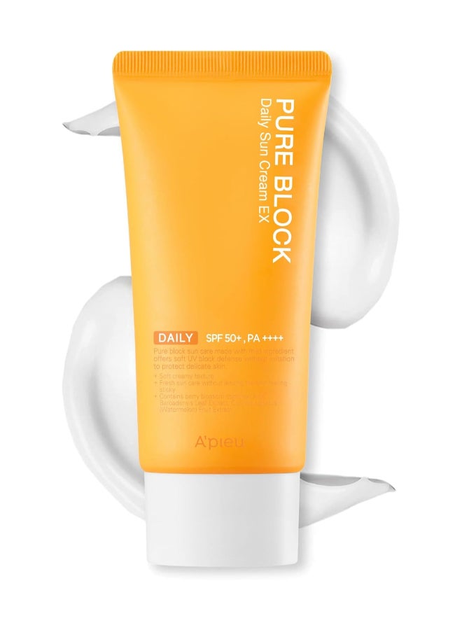 Pure Block Natural Sun Cream White 50ml