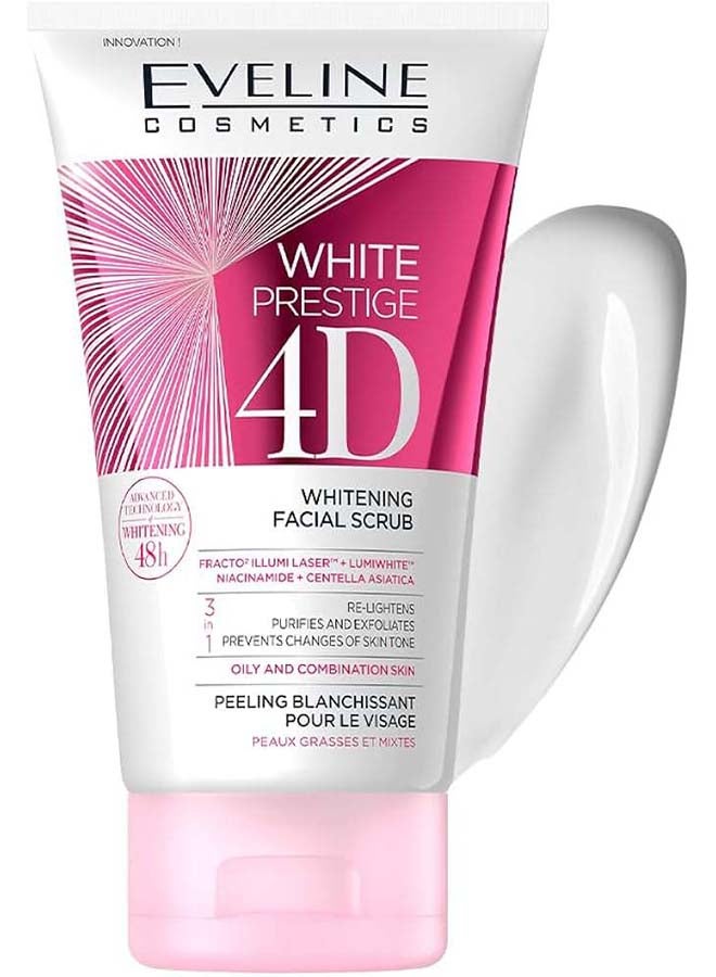 White Prestige 4D Whitening Facial Scrub 150ml