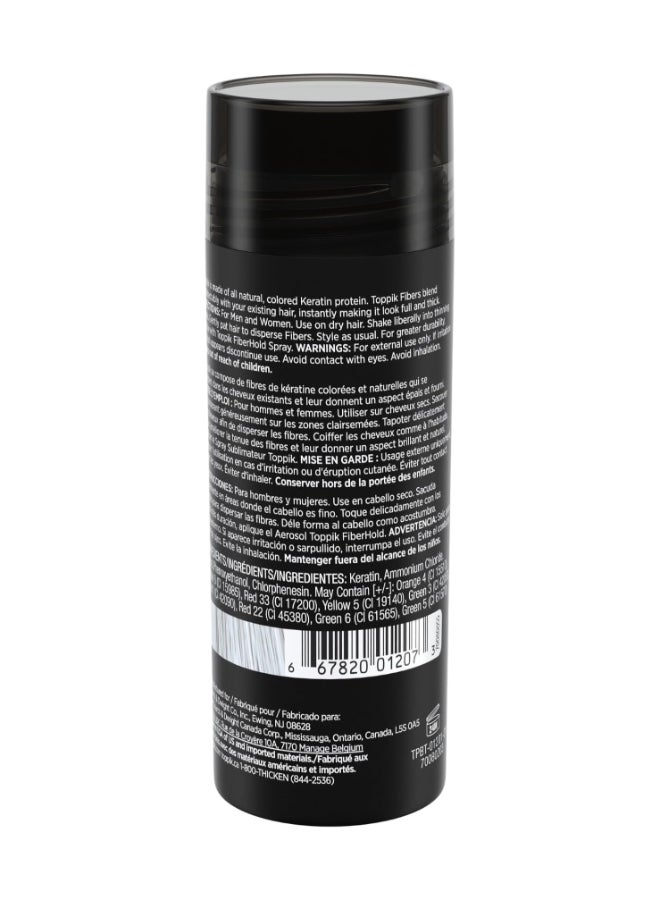 Hair Building Fibers Instant Hair Concealer for Thinning Hair, Hair Fiber for Men & Women, Texture Powder with Natural Keratin, Long-Lasting Hair Color - White 27.5grams - image 2