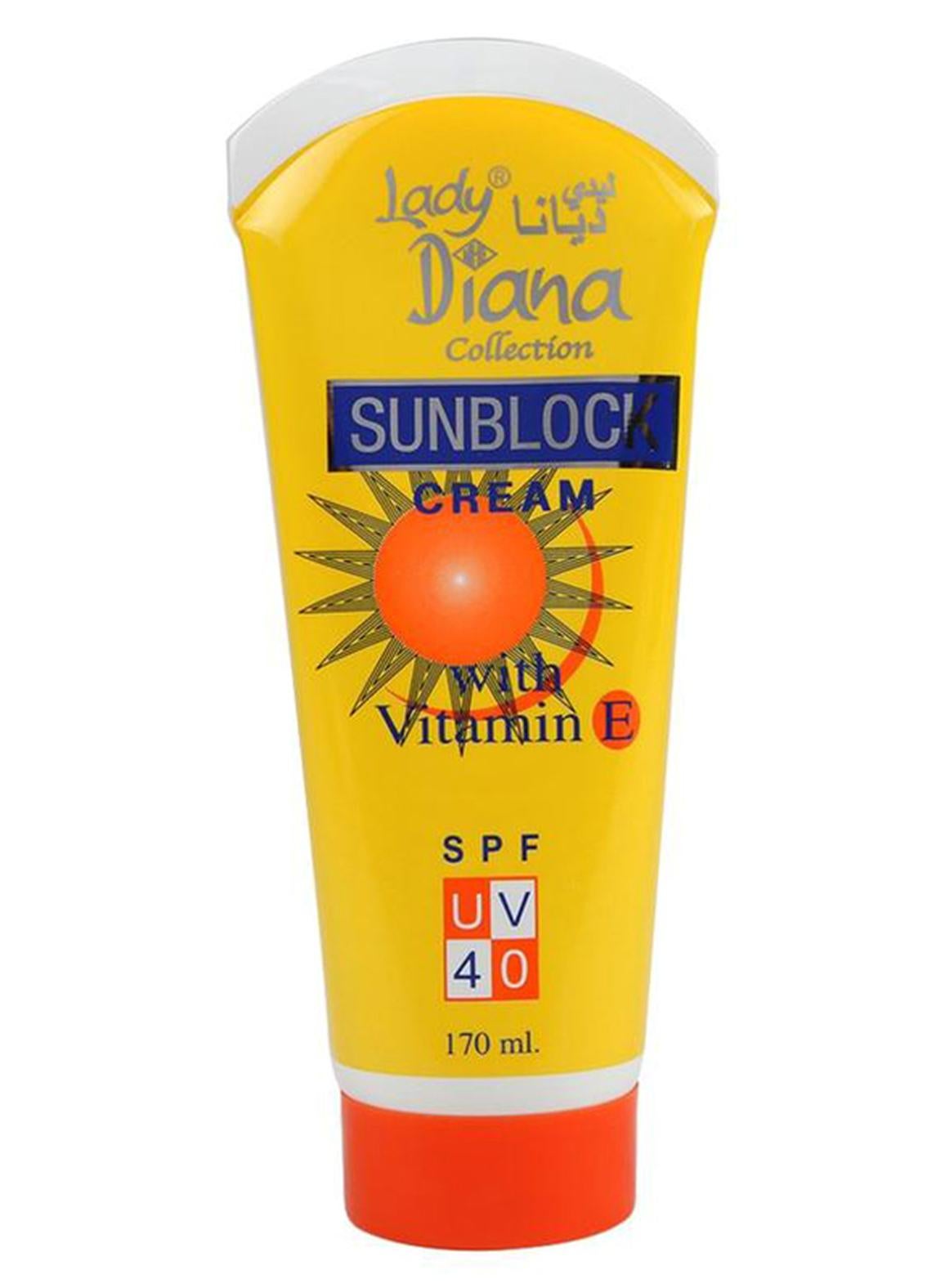 Sunblock Cream With Vitamin E SPF 40 170ml
