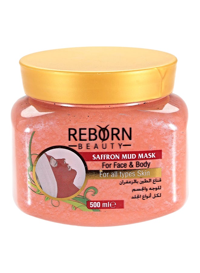 Saffron Face And Body Mud Mask 500ml