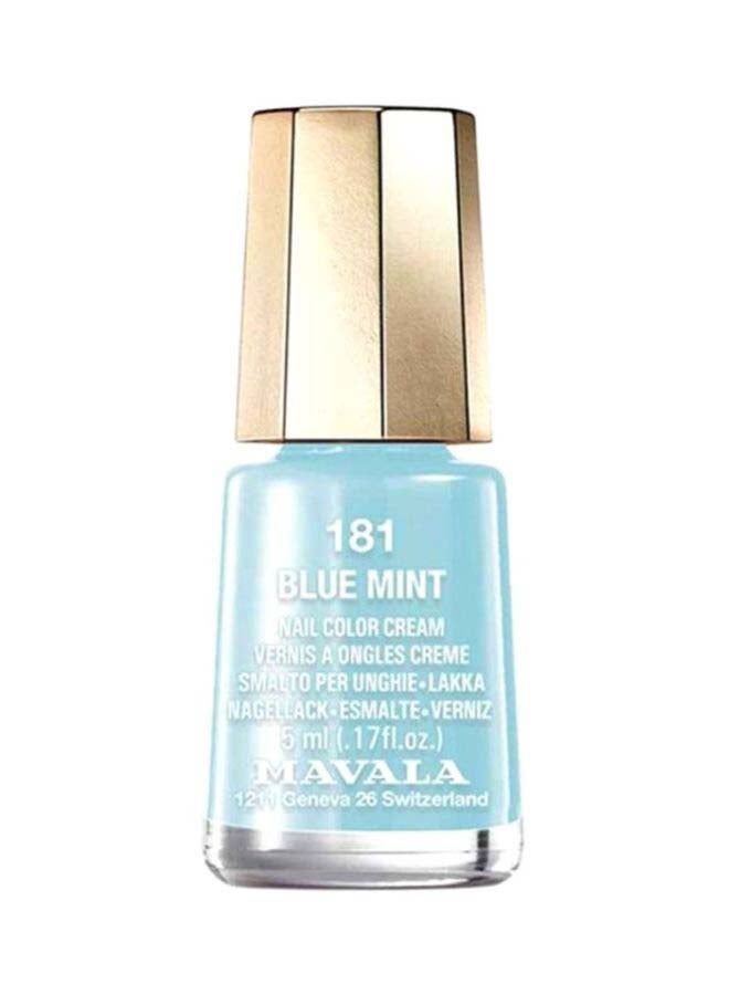 Glossy Nail Polish 181 Blue Mint