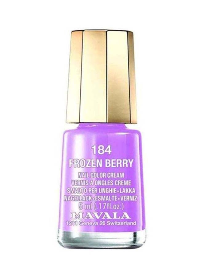 Glossy Nail Polish 184 Frozen Berry