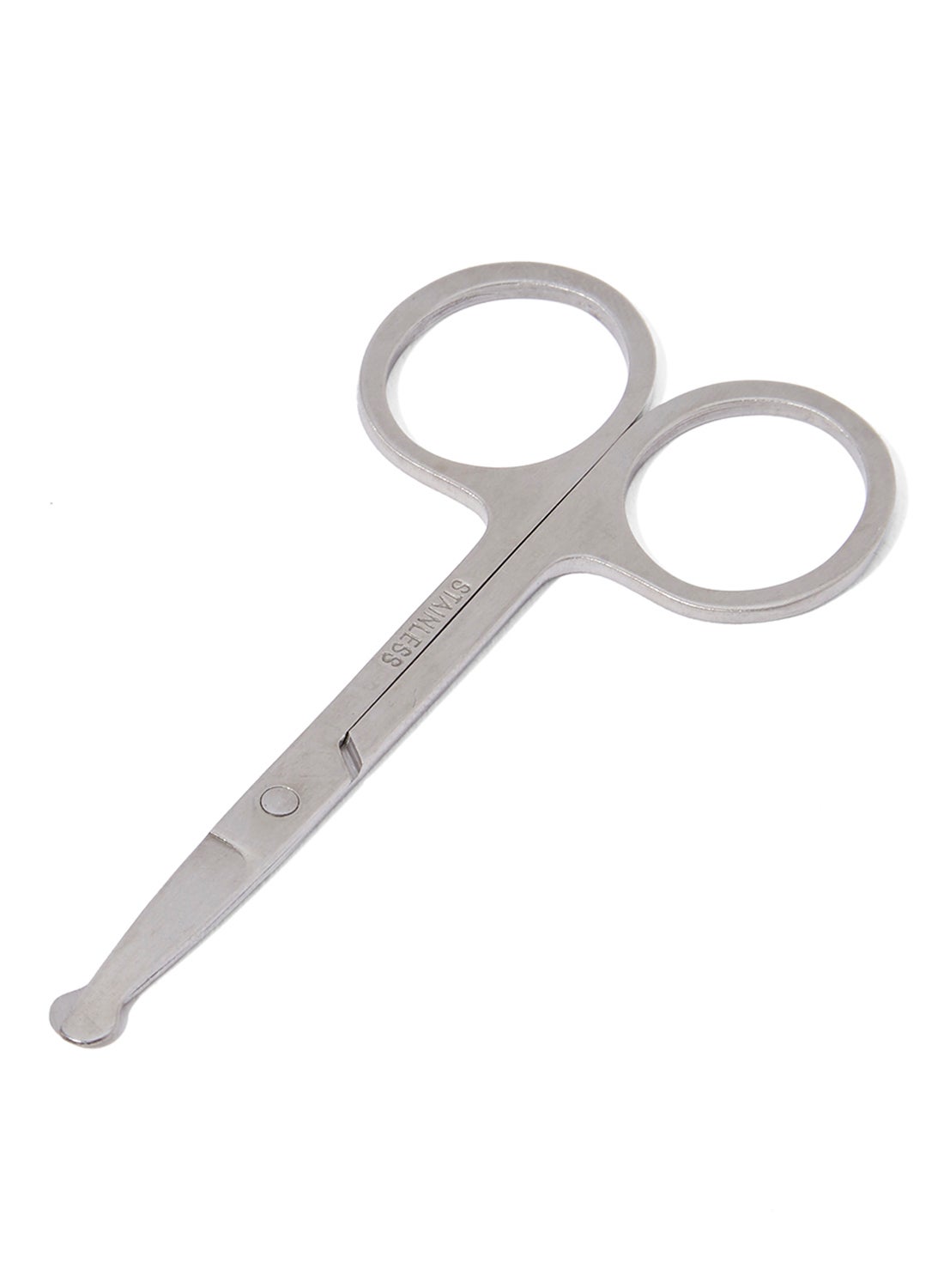 Round Tips Blade Safety Scissor Silver