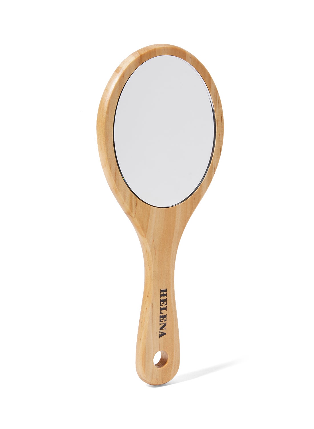 Natural Wood Mirror Light Brown