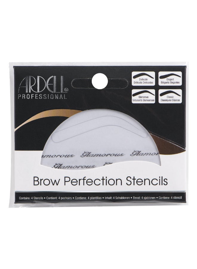 Brow Perfection Stencils Clear