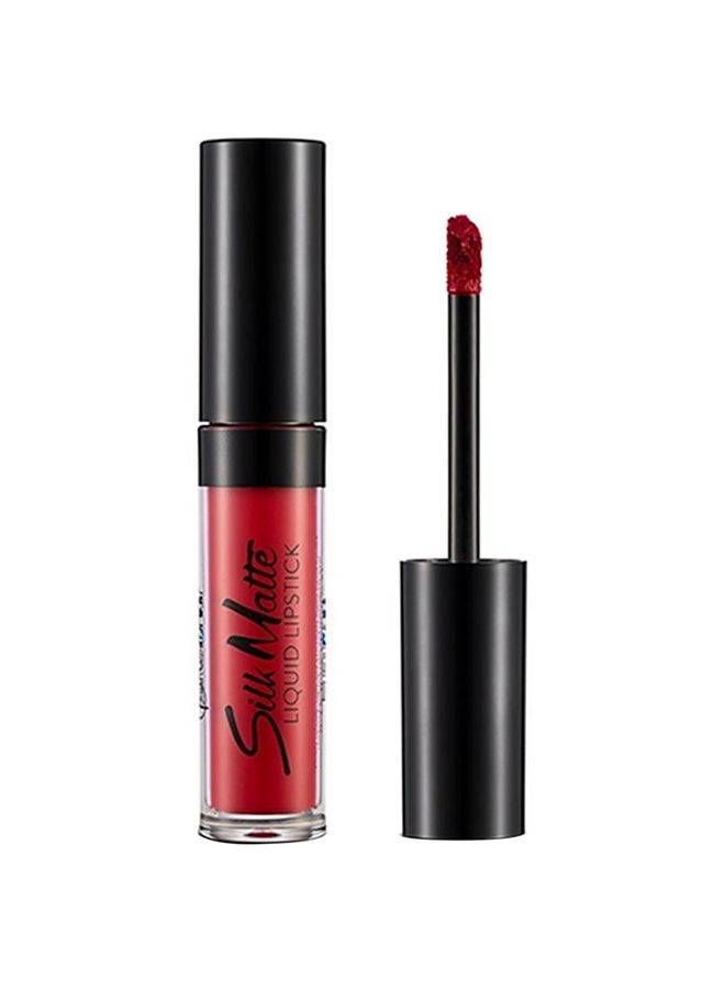 Silk Matte Liquid Lipstick 07 Claret Red
