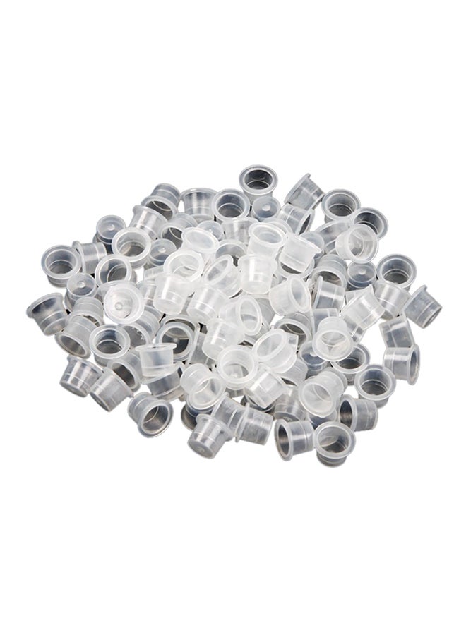 100-Piece Tattoo Ink Cups Set White
