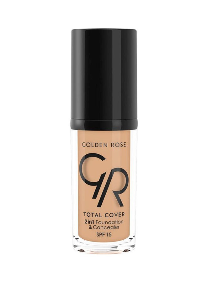 Total Cover 2-In-1 Foundation And Concealer SPF 15 04 Beige