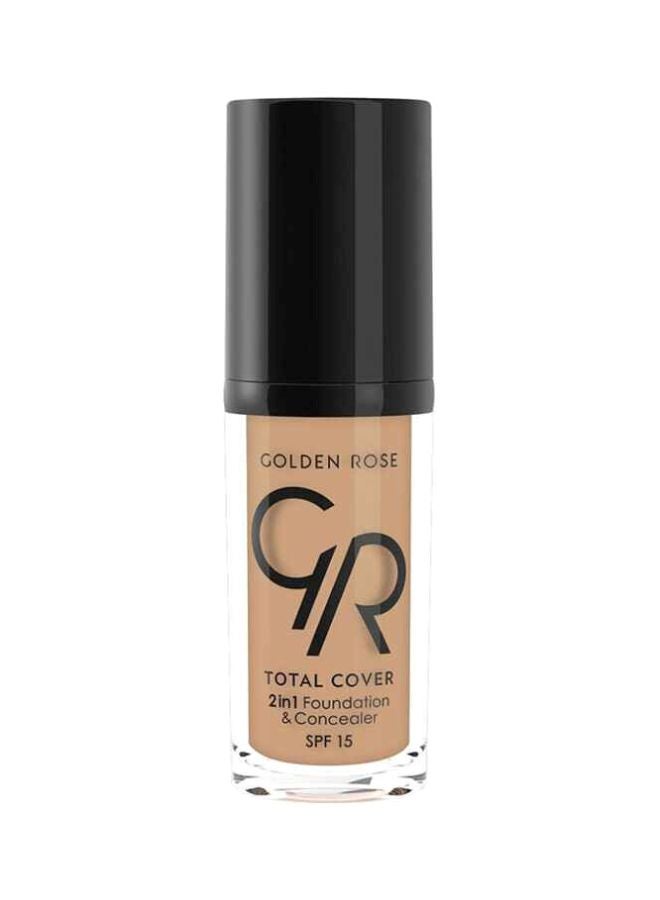 Total Cover 2-In-1 Foundation And Concealer SPF 15 18 Cappuccino