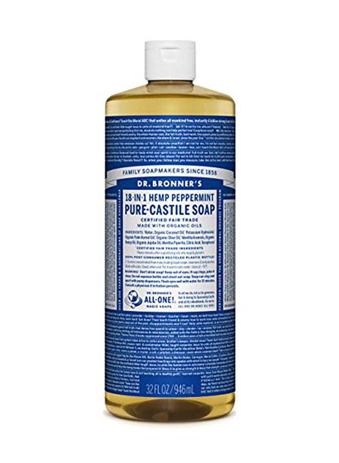 Dr. Bronner's Magic Soaps Liquid Castile Peppermint Soap 32 ounce