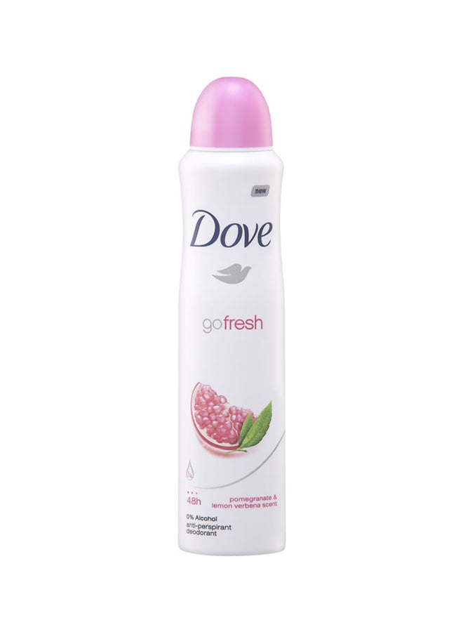 Go Fresh Pomegranate & Lemon Deodorant Spray White 250ml