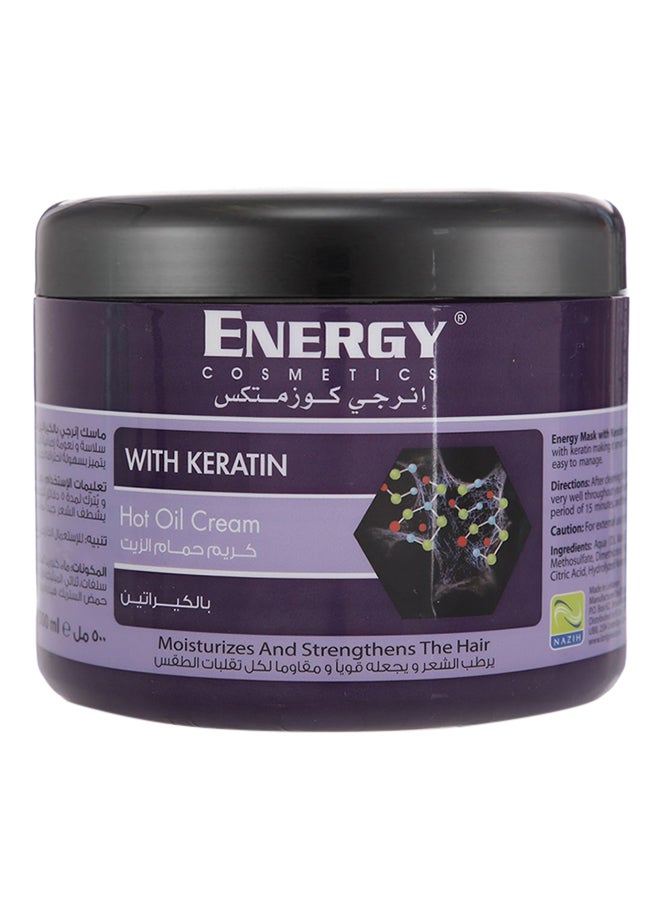 Hot Oil Cream With Keratrin 500ml