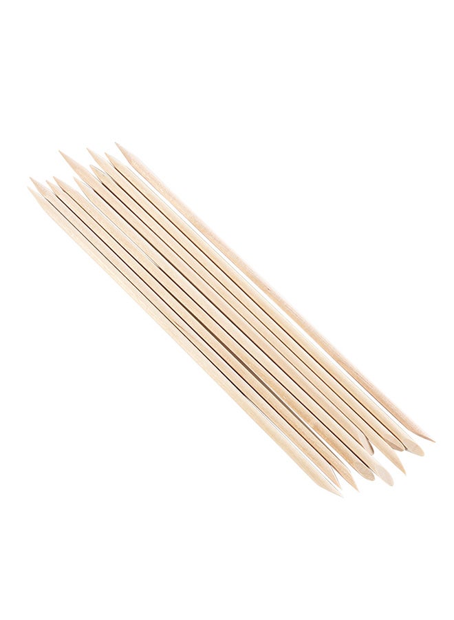 Wood Stick Cuticle Pusher Remover Ivory