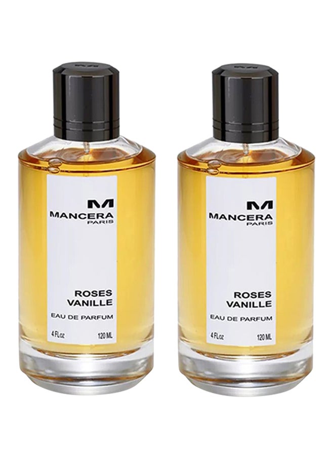 2-Piece Roses Vanille EDP Gift Set For Women 2 x 120ml